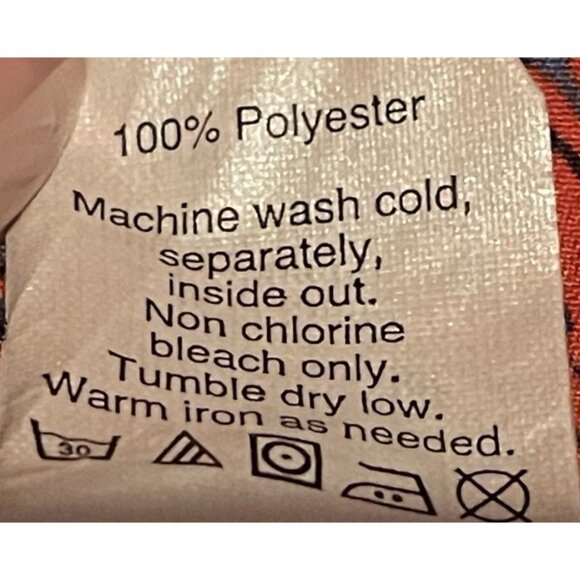 J. Crew Asian Inspired Paisley Henley Tunic Top Size XL Red Long Sleeve - Picture 10 of 11